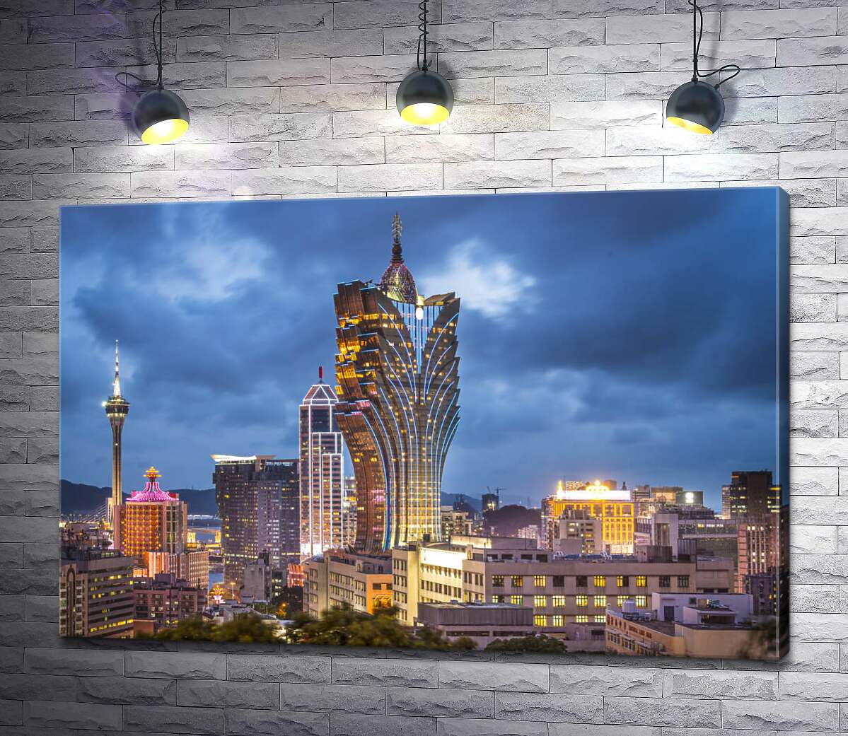 Картина ArtPoster Грозовые тучи затянули небосклон вечернего Макао 130x87 см Модуль №1
Картина ArtPoster Грозовые тучи затянули небосклон вечернего Макао 130x87 см Модуль №1