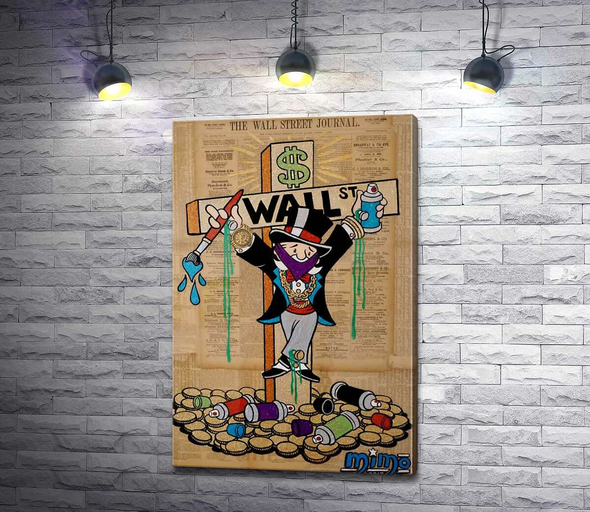 Картина ArtPoster Мистер Монополи на кресте Уолл-стрит (Wall Street) 130x198 см Модуль №1
Картина ArtPoster Мистер Монополи на кресте Уолл-стрит (Wall Street) 130x198 см Модуль №1