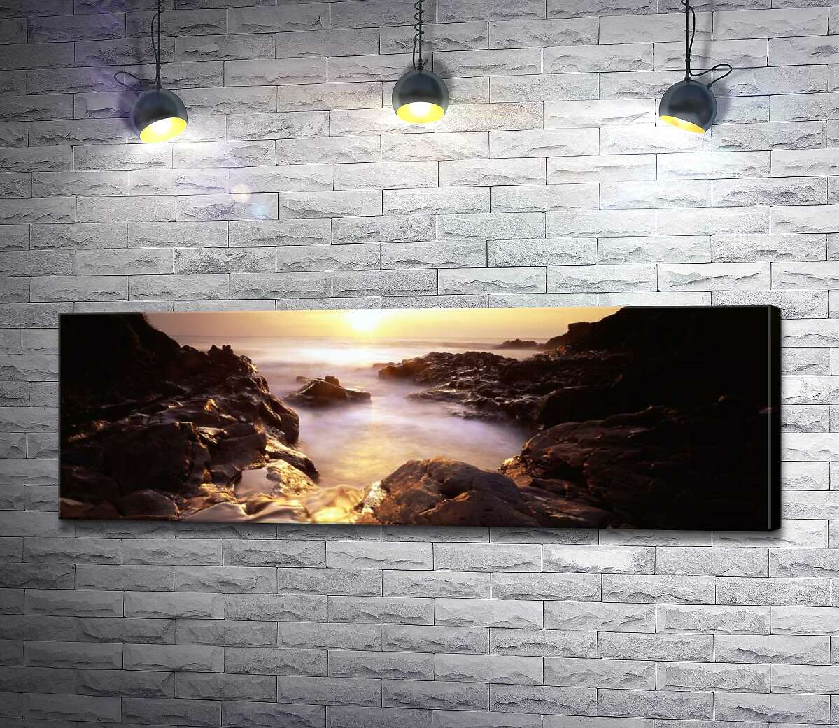 Картина ArtPoster Легкий туман стелиться над каменистой морской бухтой 130x44 см Модуль №1
Картина ArtPoster Легкий туман стелиться над каменистой морской бухтой 130x44 см Модуль №1
