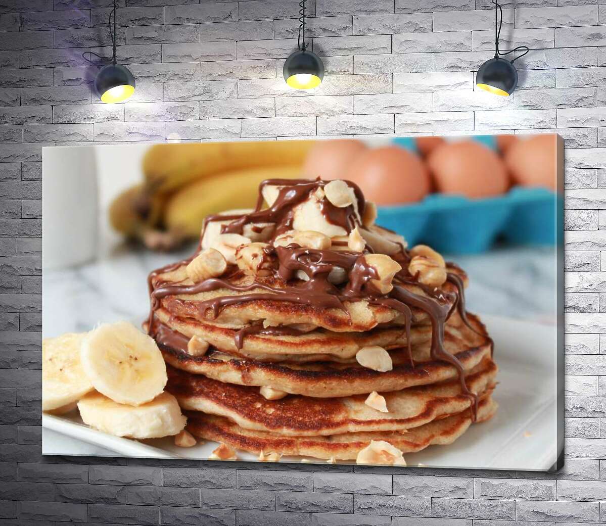 Картина ArtPoster Нежный вкус панкейков со сладким сочетанием шоколада и бананов 100x67 см Модуль №1
Картина ArtPoster Нежный вкус панкейков со сладким сочетанием шоколада и бананов 100x67 см Модуль №1