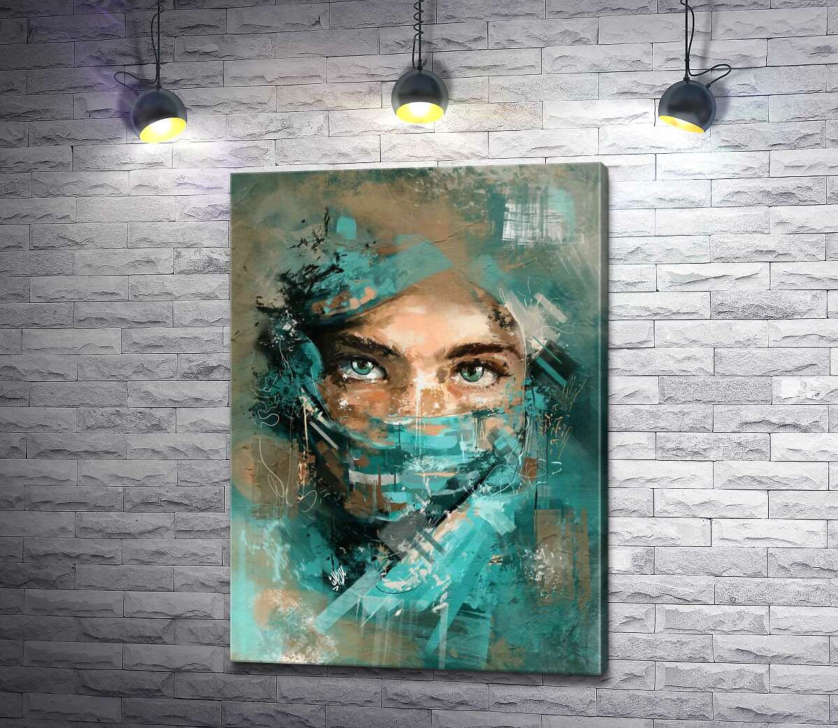 Картина ArtPoster Небесные глаза юной мусульманки 100x140 см Модуль №1
Картина ArtPoster Небесные глаза юной мусульманки 100x140 см Модуль №1
