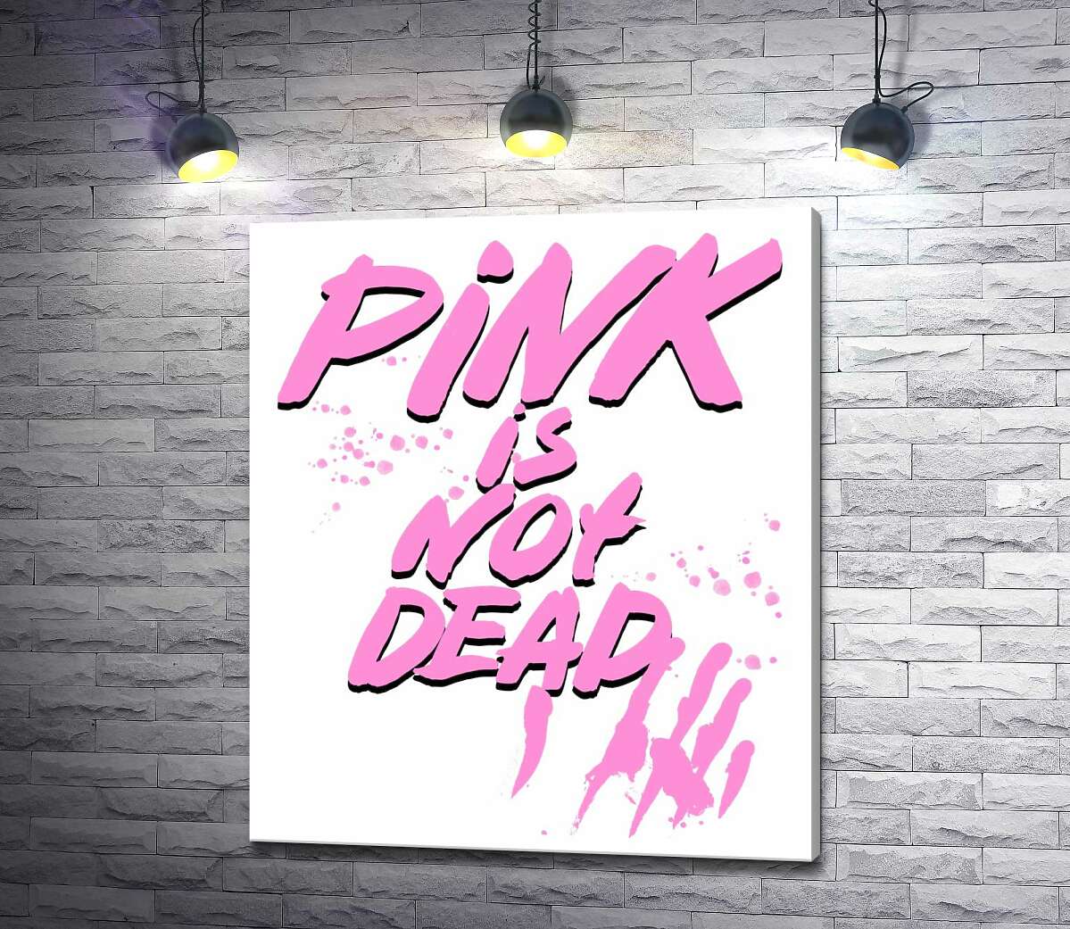 Картина ArtPoster Провоцирующая надпись "pink is not dead" 100x118 см Модуль №1
Картина ArtPoster Провоцирующая надпись "pink is not dead" 100x118 см Модуль №1