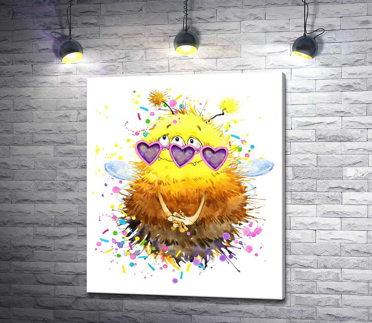 Картина ArtPoster Пушистый монстр-пчелка с крыльями в розовых очках 100x118 см Модуль №1
Картина ArtPoster Пушистый монстр-пчелка с крыльями в розовых очках 100x118 см Модуль №1