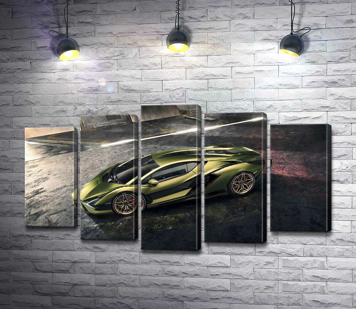 Модульная картина ArtPoster Автомобиль супергибрид Ламборгини (Lamborghini Sian) 100x58 см Модуль №26
Модульная картина ArtPoster Автомобиль супергибрид Ламборгини (Lamborghini Sian) 100x58 см Модуль №26