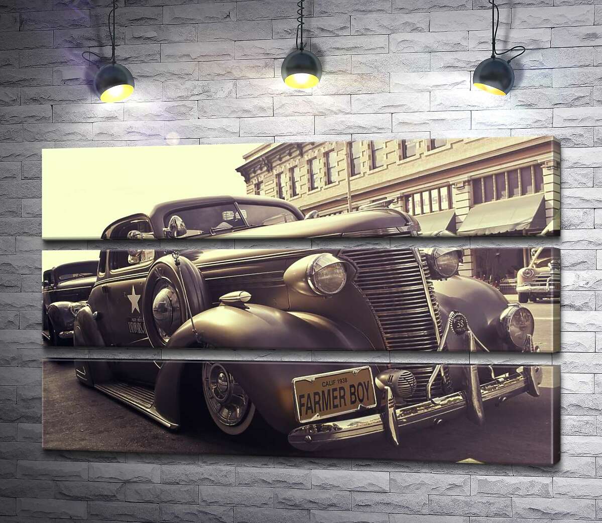 Модульная картина ArtPoster "Farmer boy" – автомобиль Chevrolet Master 1938 года 130x78 см Модуль №13
Модульная картина ArtPoster "Farmer boy" – автомобиль Chevrolet Master 1938 года 130x78 см Модуль №13