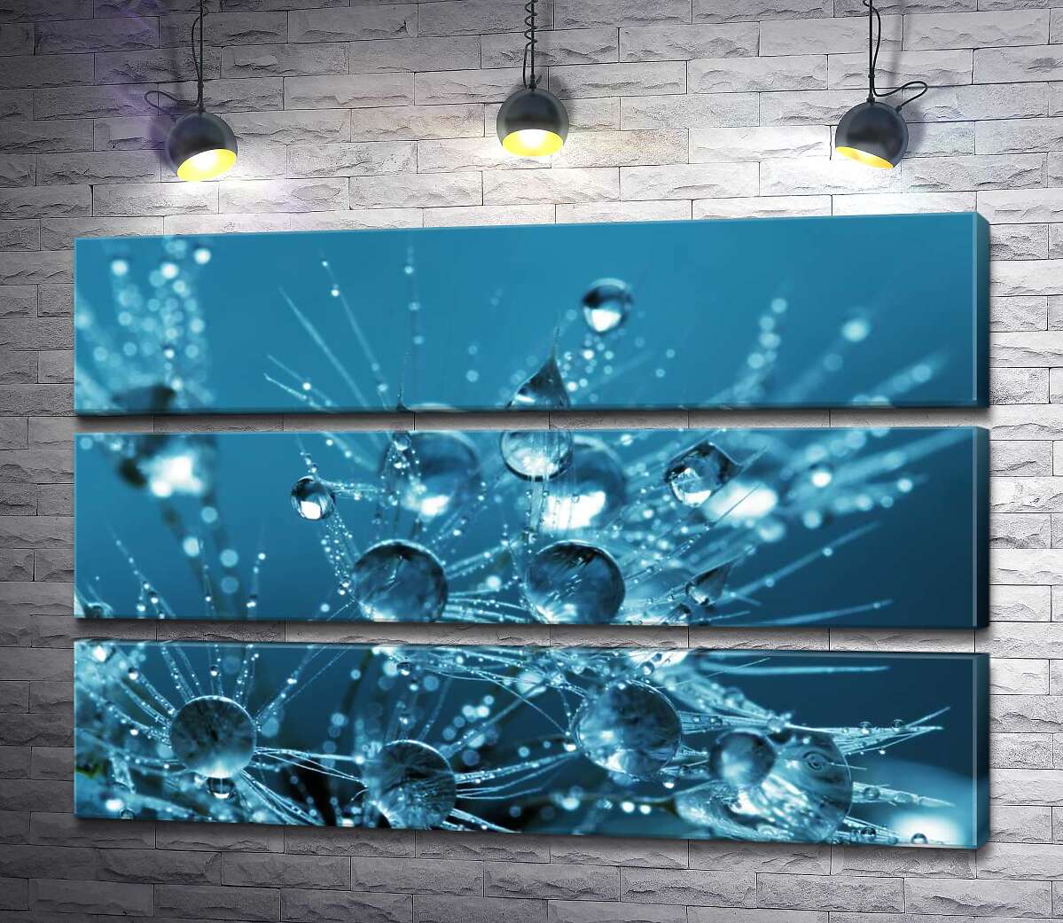 Модульная картина ArtPoster Ажурные кончики одуванчика утопают в каплях воды 130x87 см Модуль №13
Модульная картина ArtPoster Ажурные кончики одуванчика утопают в каплях воды 130x87 см Модуль №13