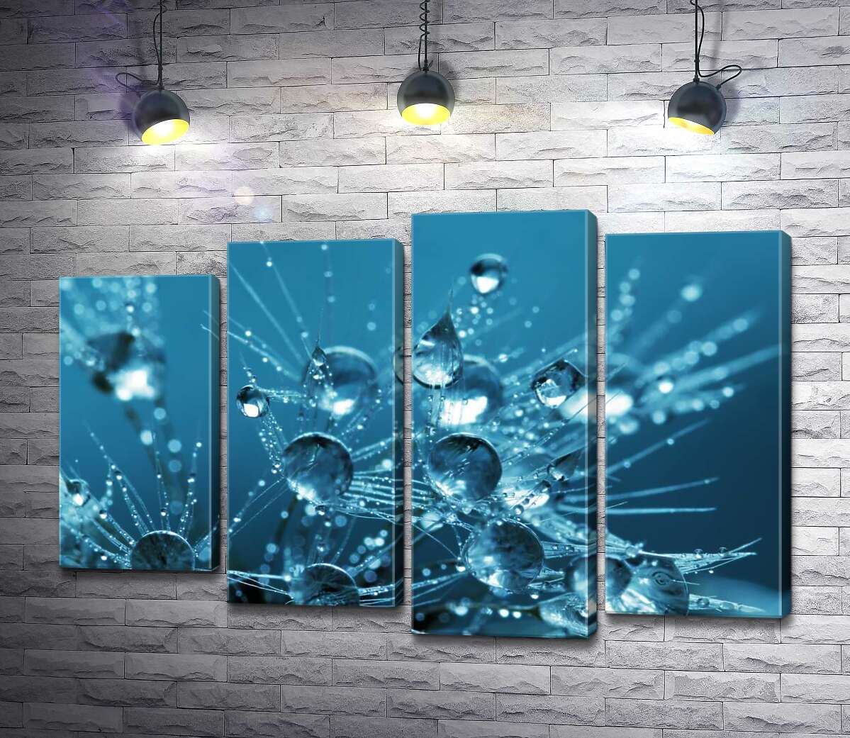 Модульная картина ArtPoster Ажурные кончики одуванчика утопают в каплях воды 132x88 см Модуль №21
Модульная картина ArtPoster Ажурные кончики одуванчика утопают в каплях воды 132x88 см Модуль №21