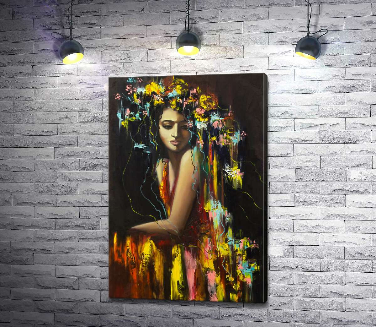 Картина ArtPoster Черные волосы девушки в ярком платье украшает венок 50x75 см Модуль №1
Картина ArtPoster Черные волосы девушки в ярком платье украшает венок 50x75 см Модуль №1
