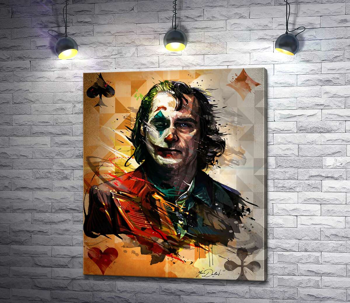 Картина ArtPoster Человеческая сущность в образе Джокера на игральной карте 130x156 см Модуль №1
Картина ArtPoster Человеческая сущность в образе Джокера на игральной карте 130x156 см Модуль №1
