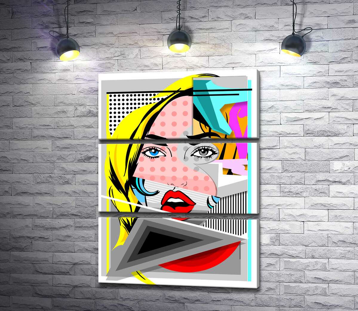 Модульная картина ArtPoster Арт девушка среди геометрический фигур 50x69 см Модуль №13
Модульная картина ArtPoster Арт девушка среди геометрический фигур 50x69 см Модуль №13