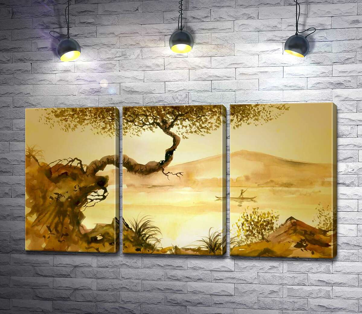 Модульная картина ArtPoster Дерево свисает над холмистым берегом 102x54 см Модуль №11
Модульная картина ArtPoster Дерево свисает над холмистым берегом 102x54 см Модуль №11