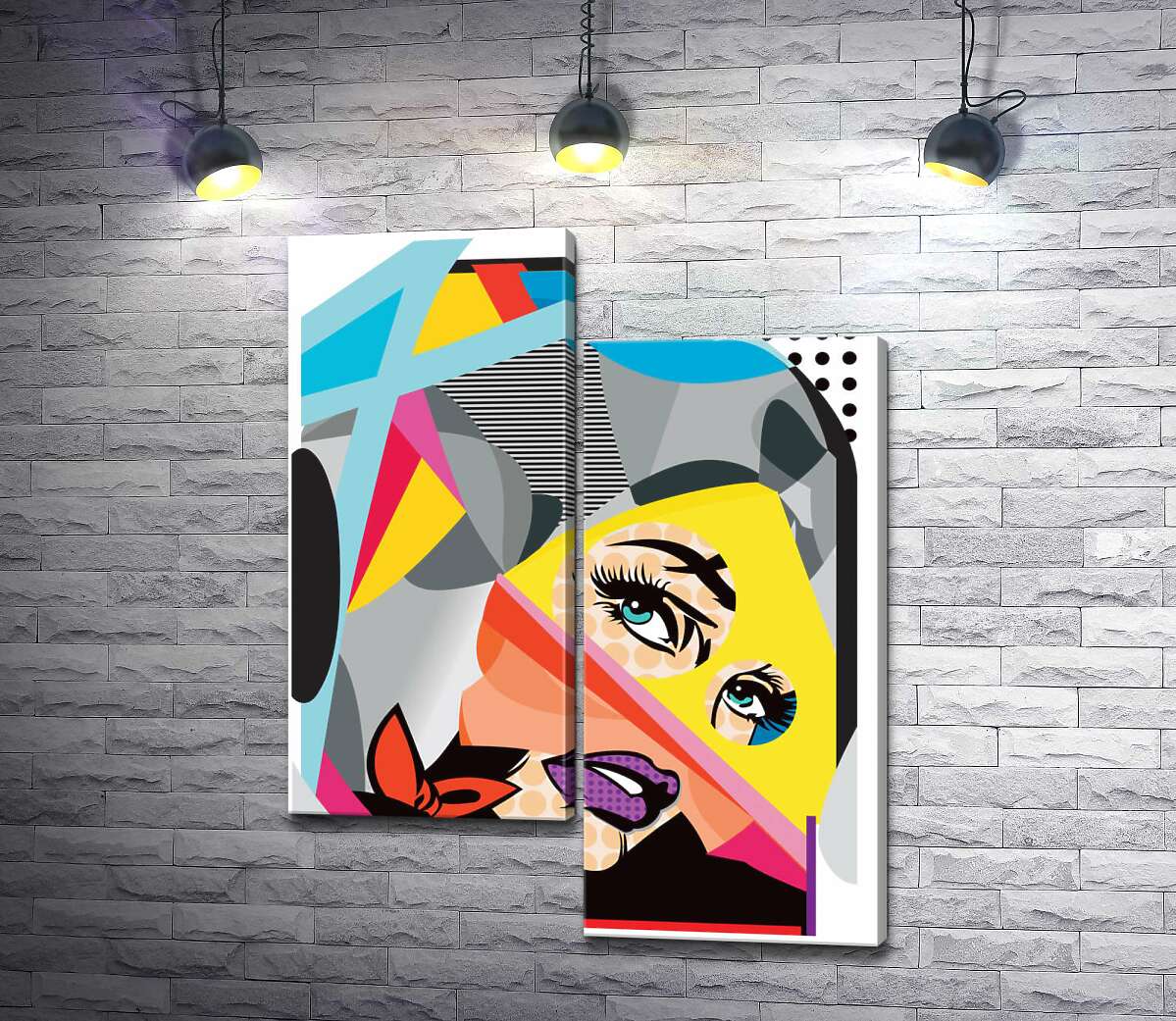 Модульная картина ArtPoster Голубоглазая девушка в изгибах геометрических форм 50x66 см Модуль №5
Модульная картина ArtPoster Голубоглазая девушка в изгибах геометрических форм 50x66 см Модуль №5