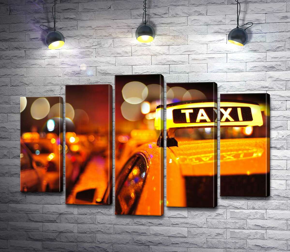 Модульная картина ArtPoster Желтый маячок "Taxi" на крыше автомобиля 100x69 см Модуль №26
Модульная картина ArtPoster Желтый маячок "Taxi" на крыше автомобиля 100x69 см Модуль №26