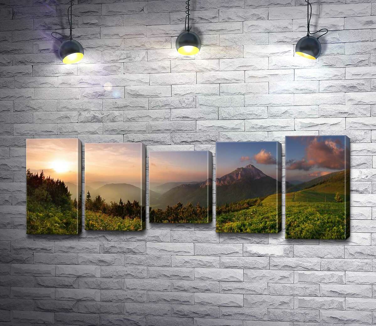 Модульная картина ArtPoster Горная вершина купается в солнечном свете 100x38 см Модуль №28
Модульная картина ArtPoster Горная вершина купается в солнечном свете 100x38 см Модуль №28
