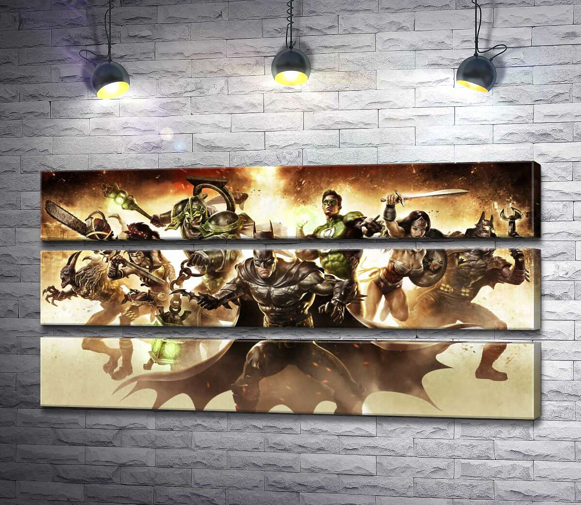 Модульная картина ArtPoster Герои комиксов DC вступают в бой 130x63 см Модуль №13
Модульная картина ArtPoster Герои комиксов DC вступают в бой 130x63 см Модуль №13