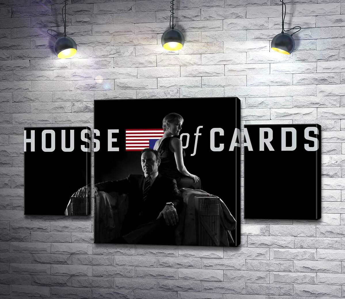 Модульная картина ArtPoster Главные герои – супруги, на постере к сериалу "Карточный дом" (House of cards) 100x58 см Модуль №7
Модульная картина ArtPoster Главные герои – супруги, на постере к сериалу "Карточный дом" (House of cards) 100x58 см Модуль №7
