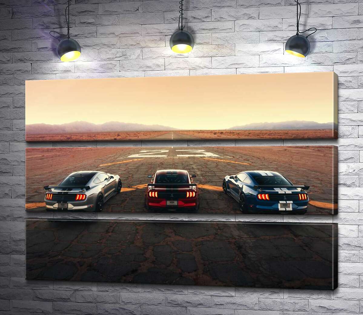 Модульная картина ArtPoster Гоночные автомобили Ford Mustang Shelby GT500 на старой дороге 100x69 см Модуль №13
Модульная картина ArtPoster Гоночные автомобили Ford Mustang Shelby GT500 на старой дороге 100x69 см Модуль №13