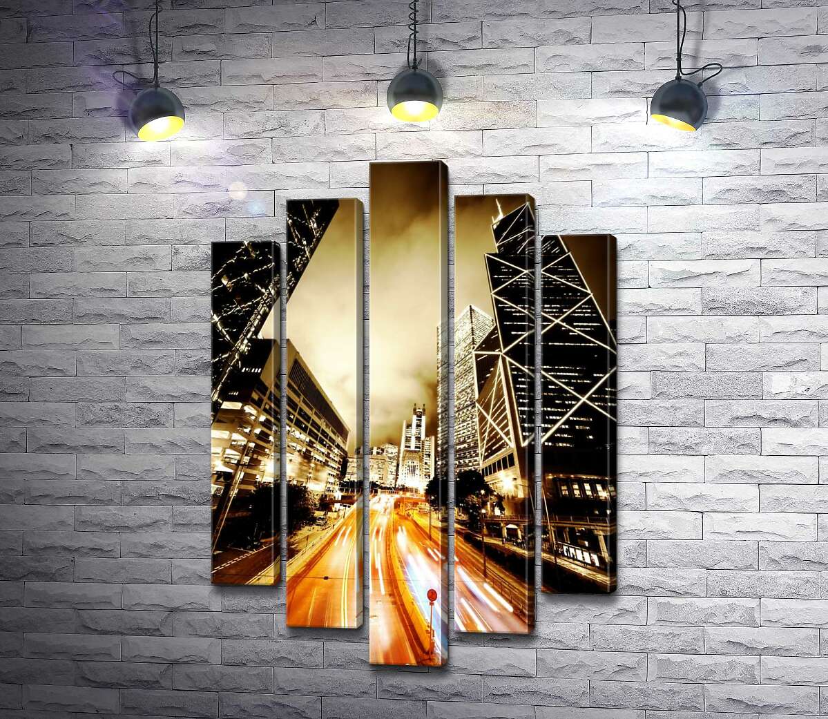 Модульная картина ArtPoster Дорожный коридор между великанами небоскребами 100x150 см Модуль №26
Модульная картина ArtPoster Дорожный коридор между великанами небоскребами 100x150 см Модуль №26
