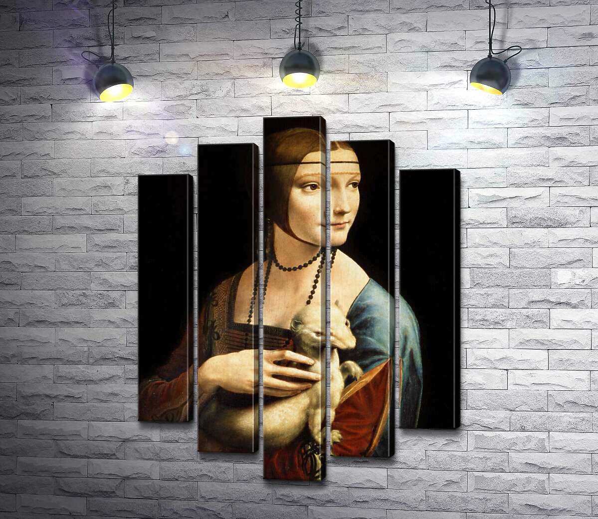 Модульная картина ArtPoster Дама с горностаем (Dama con l'ermellino) - Леонардо да Винчи (Leonardo da Vinci) 100x136 см Модуль №26
Модульная картина ArtPoster Дама с горностаем (Dama con l'ermellino) - Леонардо да Винчи (Leonardo da Vinci) 100x136 см Модуль №26