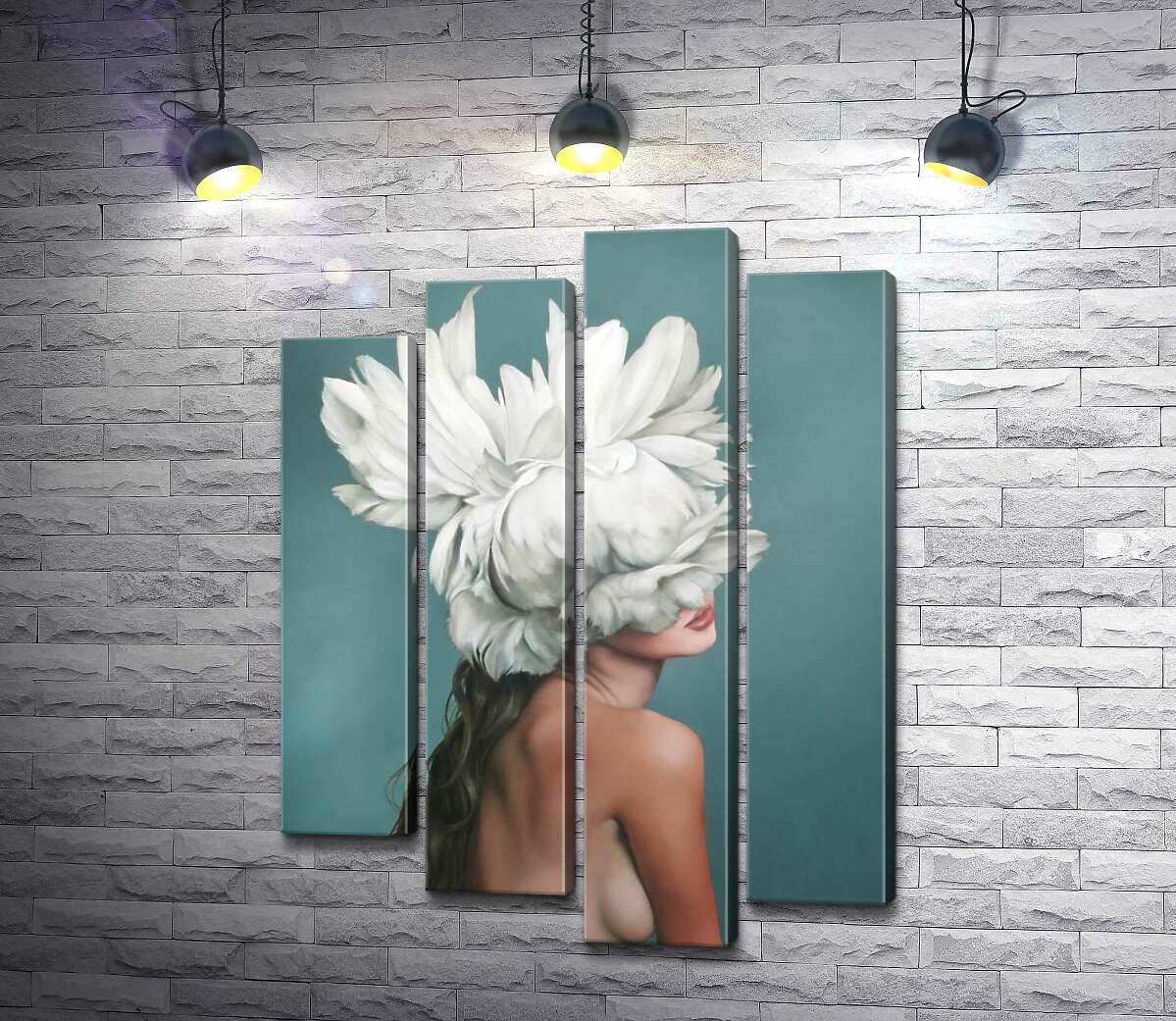 Модульная картина ArtPoster Девушка с цветочной головой – Эми Джадд (Amy Judd) 132x176 см Модуль №21
Модульная картина ArtPoster Девушка с цветочной головой – Эми Джадд (Amy Judd) 132x176 см Модуль №21