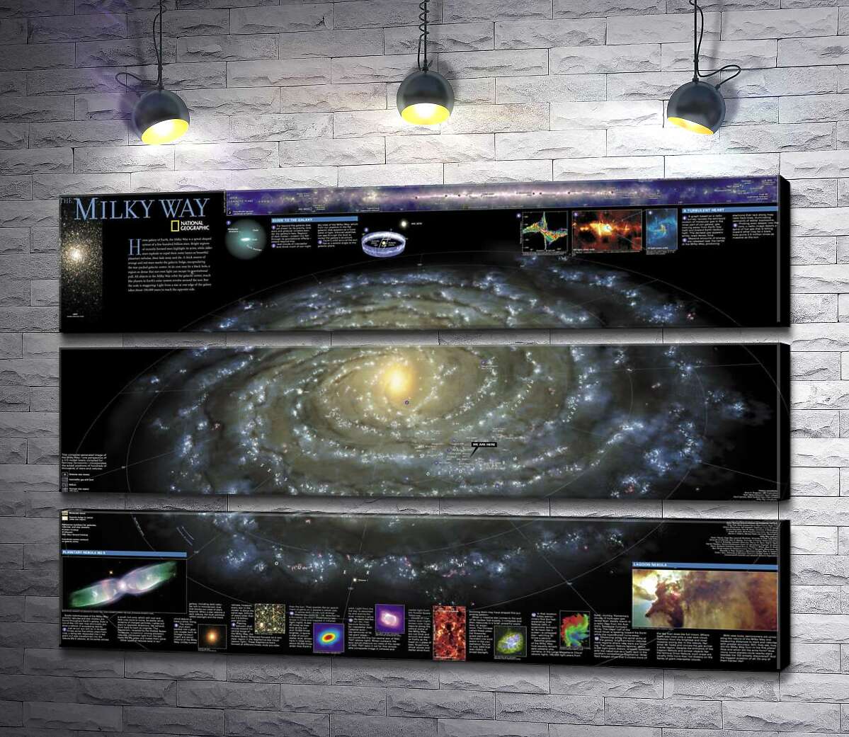 Модульная картина ArtPoster Карта галактики Млечный Путь (Milky Way) 100x66 см Модуль №13
Модульная картина ArtPoster Карта галактики Млечный Путь (Milky Way) 100x66 см Модуль №13