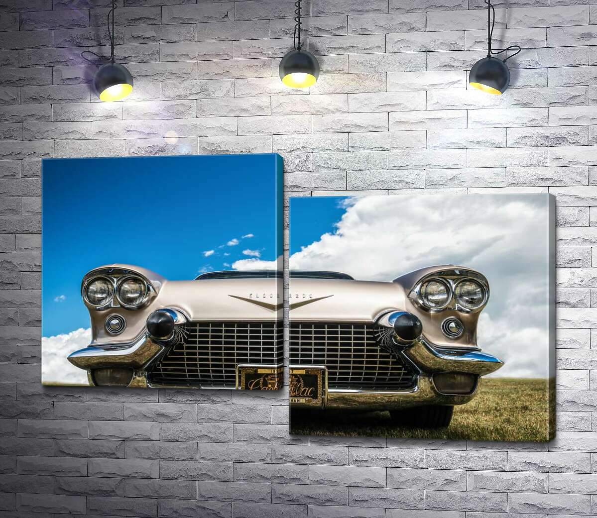 Модульная картина ArtPoster Золотое покрытие автомобиля Кадиллак (Cadillac Eldorado Seville) 1957 года 100x62 см Модуль №5
Модульная картина ArtPoster Золотое покрытие автомобиля Кадиллак (Cadillac Eldorado Seville) 1957 года 100x62 см Модуль №5