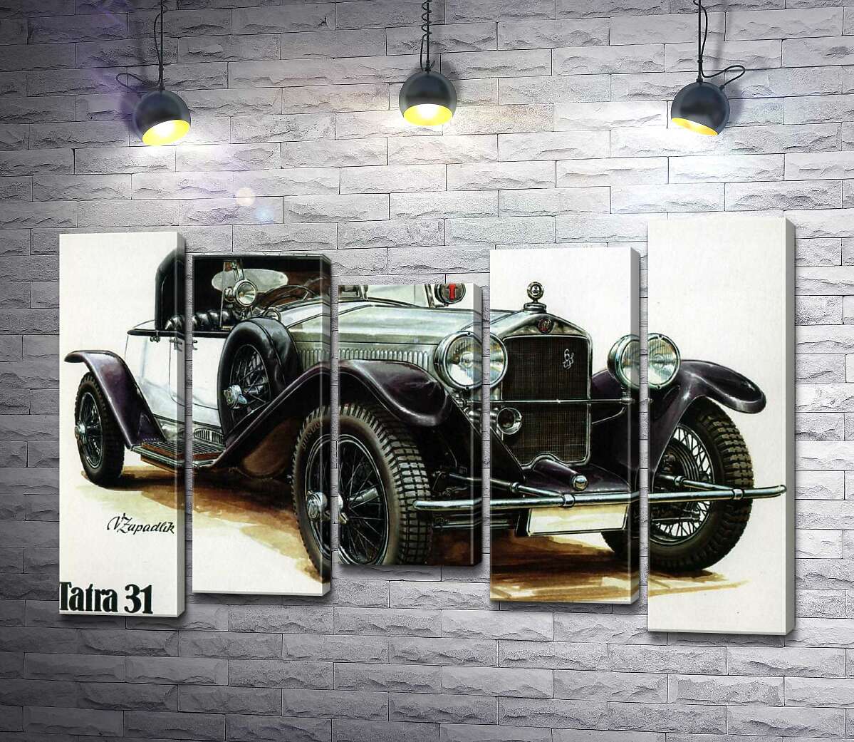 Модульная картина ArtPoster Зеленый ретро-автомобиль Tatra 31 100x66 см Модуль №28
Модульная картина ArtPoster Зеленый ретро-автомобиль Tatra 31 100x66 см Модуль №28