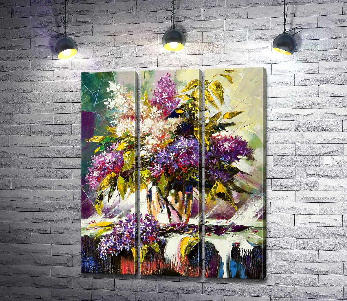 Модульная картина ArtPoster Контрастные оттенки в букете сирени 132x163 см Модуль №11
Модульная картина ArtPoster Контрастные оттенки в букете сирени 132x163 см Модуль №11