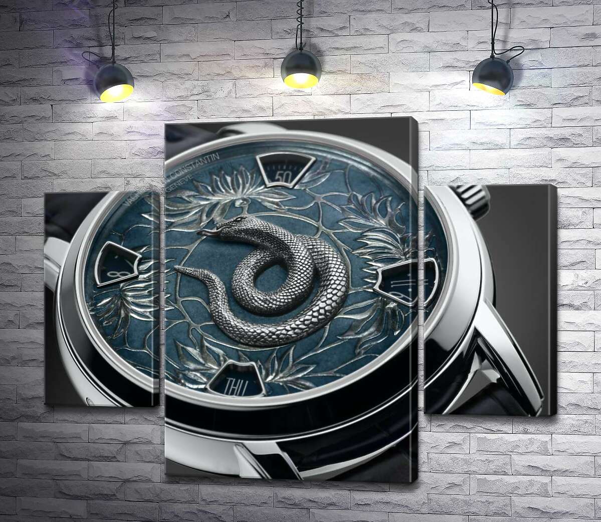 Модульная картина ArtPoster Зодиакальная змея на часах швейцарского бренда Vacheron Constantin 131x104 см Модуль №7
Модульная картина ArtPoster Зодиакальная змея на часах швейцарского бренда Vacheron Constantin 131x104 см Модуль №7