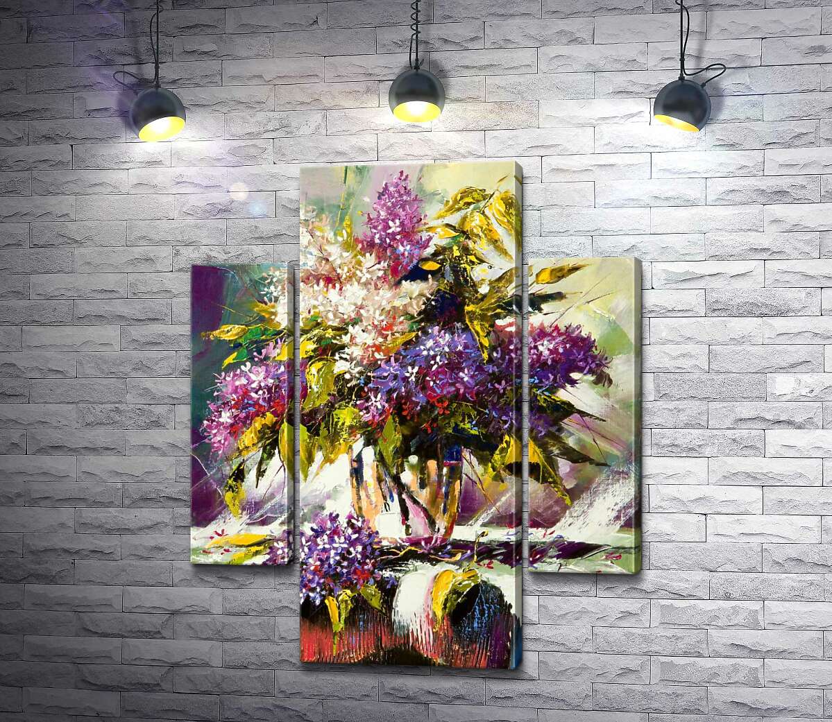 Модульная картина ArtPoster Контрастные оттенки в букете сирени 131x164 см Модуль №7
Модульная картина ArtPoster Контрастные оттенки в букете сирени 131x164 см Модуль №7