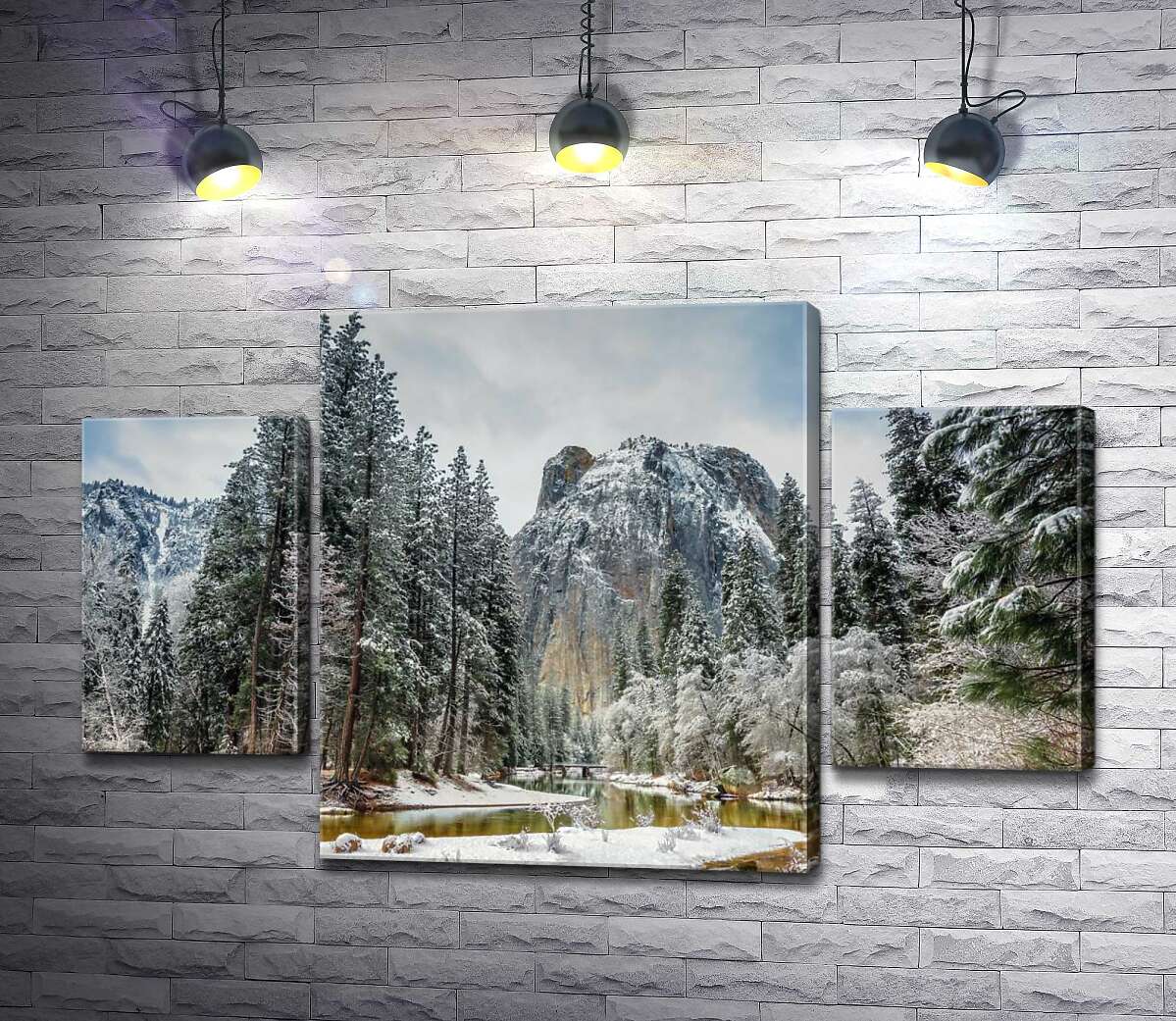 Модульная картина ArtPoster Зимний пейзаж в долине Национального парка Йосемити (Yosemite National Park) 131x83 см Модуль №7
Модульная картина ArtPoster Зимний пейзаж в долине Национального парка Йосемити (Yosemite National Park) 131x83 см Модуль №7