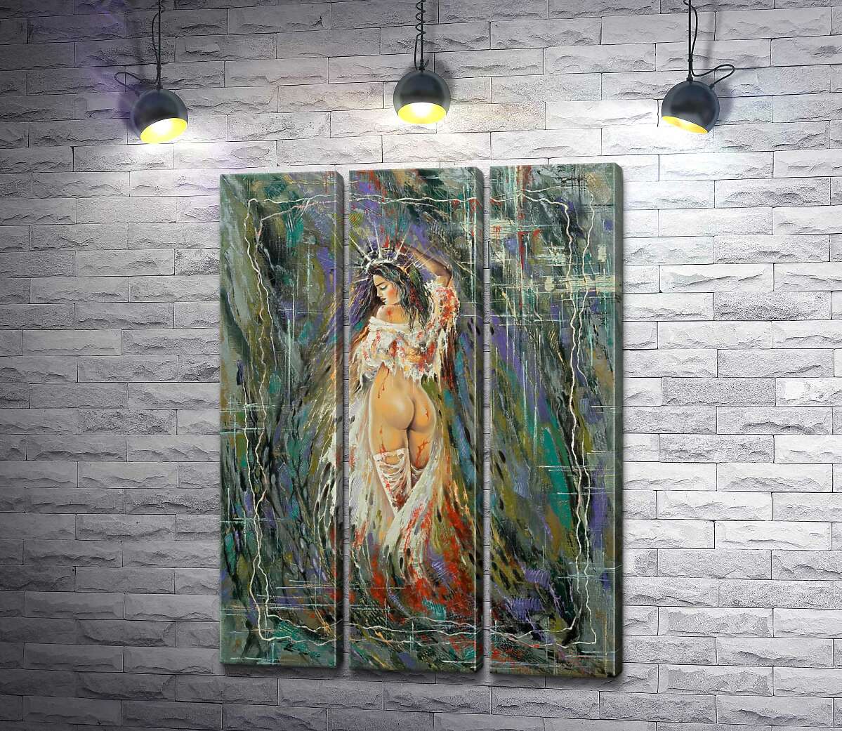 Модульная картина ArtPoster Капли крови стекают по обнаженному телу девушки 102x141 см Модуль №11
Модульная картина ArtPoster Капли крови стекают по обнаженному телу девушки 102x141 см Модуль №11
