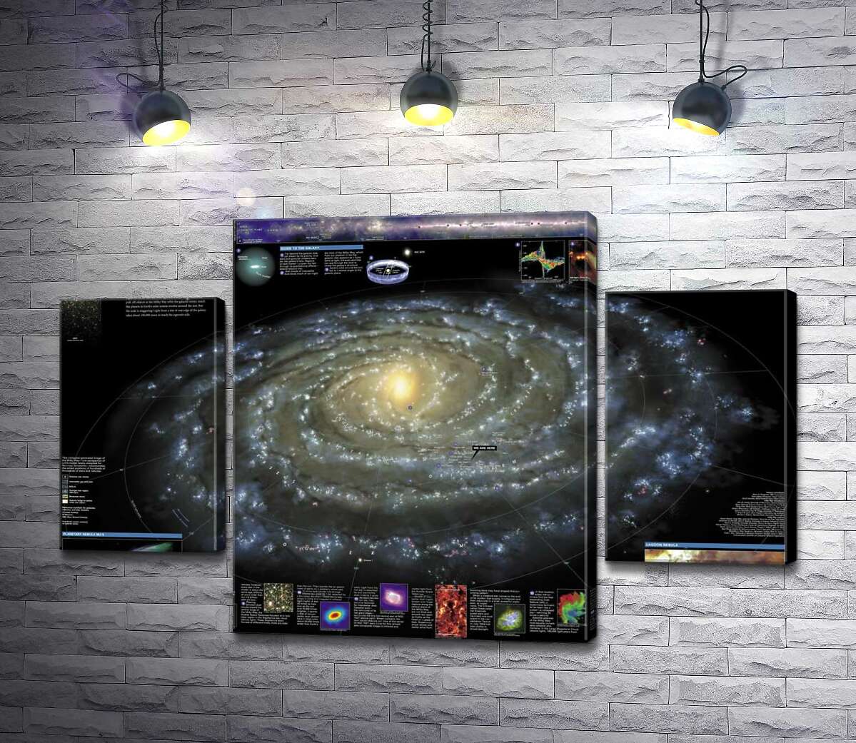 Модульная картина ArtPoster Карта галактики Млечный Путь (Milky Way) 100x65 см Модуль №7
Модульная картина ArtPoster Карта галактики Млечный Путь (Milky Way) 100x65 см Модуль №7