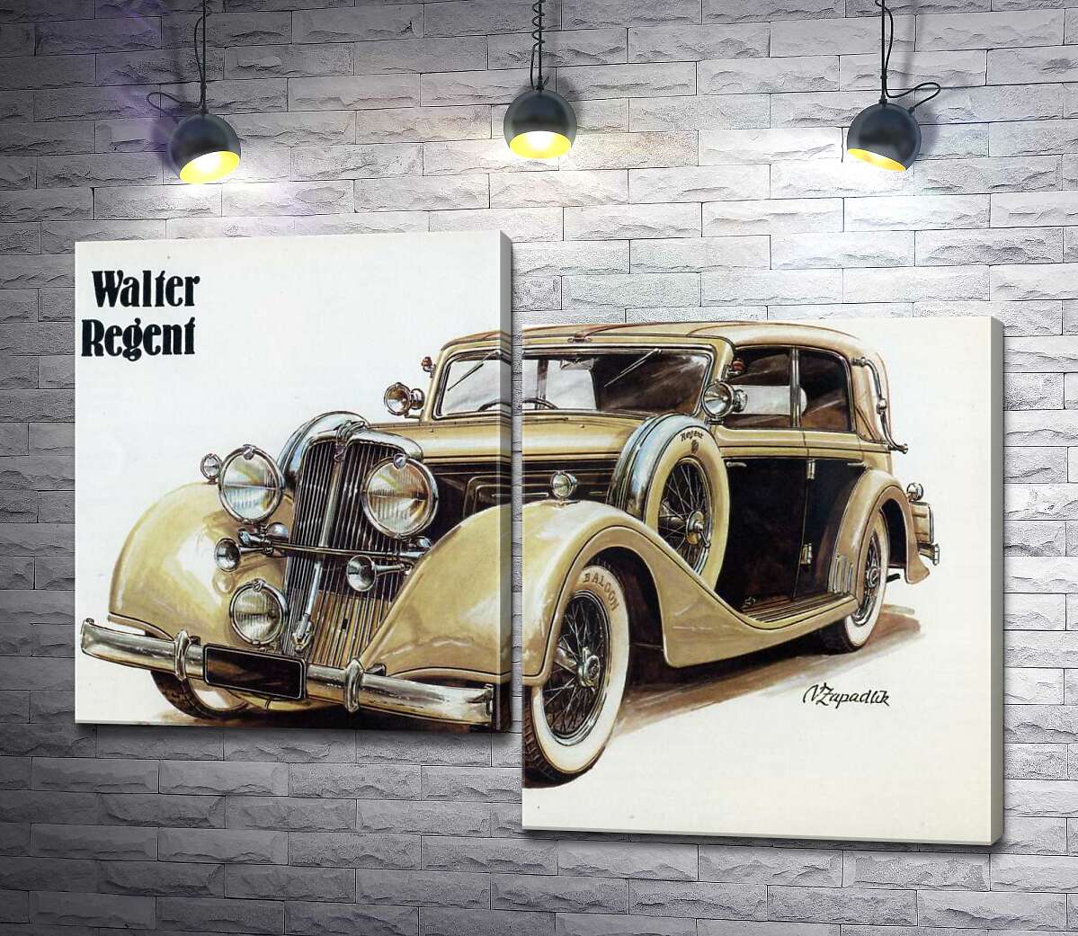 Модульная картина ArtPoster Кремовый блеск автомобиля Walter Regent 130x94 см Модуль №5
Модульная картина ArtPoster Кремовый блеск автомобиля Walter Regent 130x94 см Модуль №5