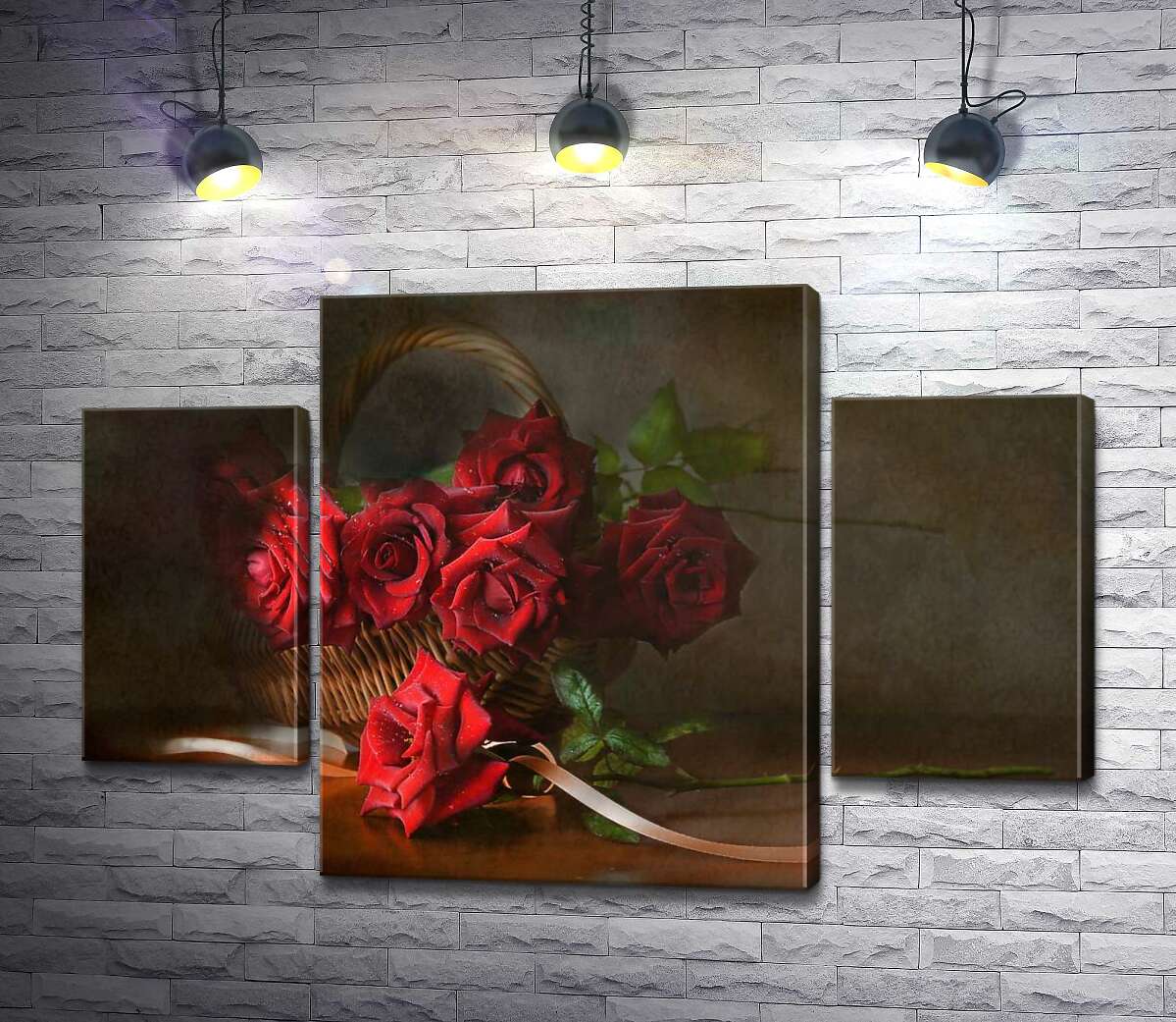 Модульная картина ArtPoster Красный бархат цветов роз в плетеной корзине 131x88 см Модуль №7
Модульная картина ArtPoster Красный бархат цветов роз в плетеной корзине 131x88 см Модуль №7