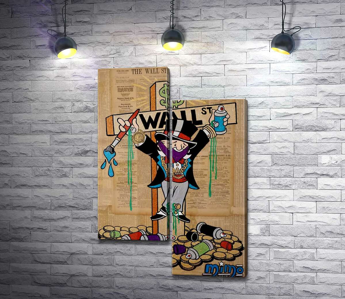 Модульная картина ArtPoster Мистер Монополи на кресте Уолл-стрит (Wall Street) 100x153 см Модуль №5
Модульная картина ArtPoster Мистер Монополи на кресте Уолл-стрит (Wall Street) 100x153 см Модуль №5