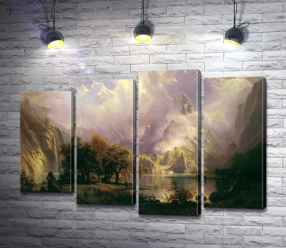 Модульная картина ArtPoster Ландшафт каменистых гор (Rocky Mountain Landscape) – Альберт Бирштадт (Albert Bierstadt) 100x69 см Модуль №21
Модульная картина ArtPoster Ландшафт каменистых гор (Rocky Mountain Landscape) – Альберт Бирштадт (Albert Bierstadt) 100x69 см Модуль №21