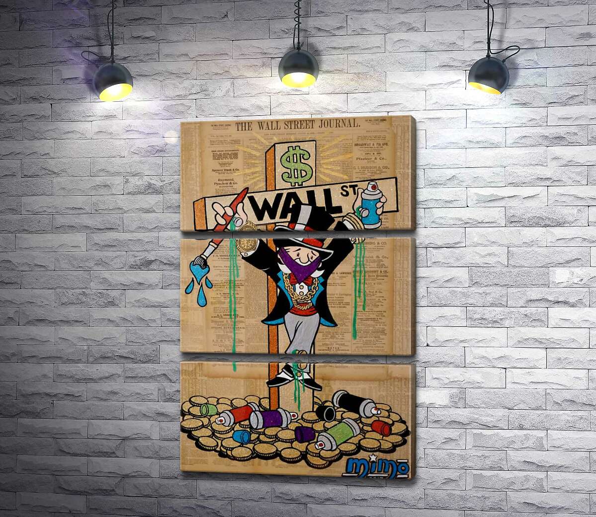 Модульная картина ArtPoster Мистер Монополи на кресте Уолл-стрит (Wall Street) 50x78 см Модуль №13
Модульная картина ArtPoster Мистер Монополи на кресте Уолл-стрит (Wall Street) 50x78 см Модуль №13