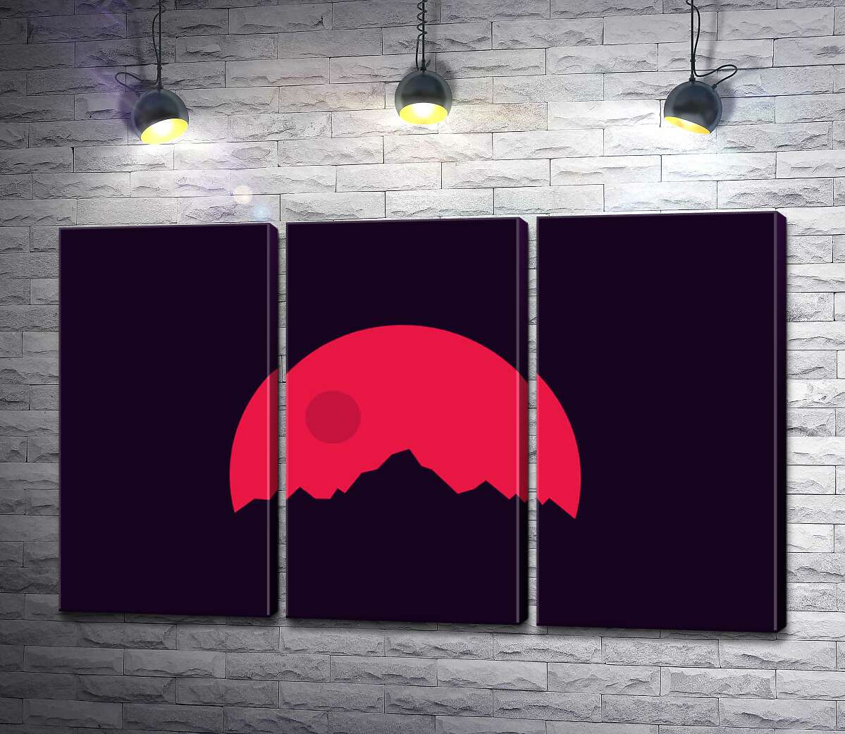Модульная картина ArtPoster Красный круг солнца взошел над острыми шпилями гор 60x38 см Модуль №11
Модульная картина ArtPoster Красный круг солнца взошел над острыми шпилями гор 60x38 см Модуль №11
