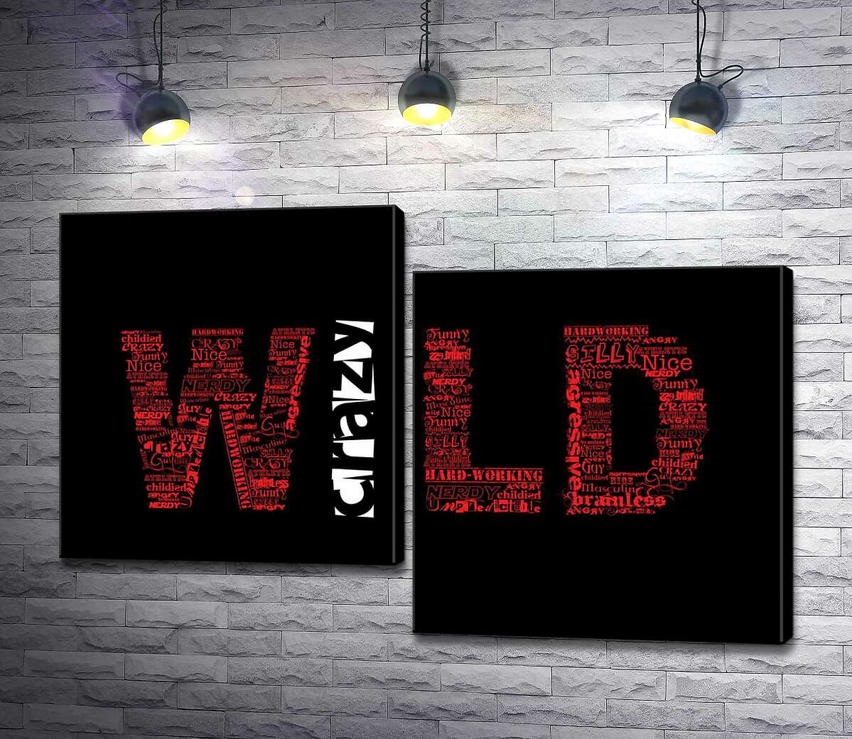 Модульная картина ArtPoster Красная надпись "Дикий" (Wild) на черном фоне 130x85 см Модуль №5
Модульная картина ArtPoster Красная надпись "Дикий" (Wild) на черном фоне 130x85 см Модуль №5