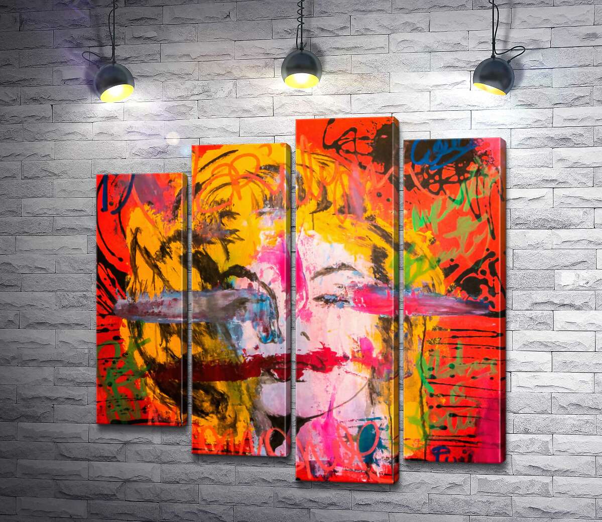 Модульная картина ArtPoster Креативный взгляд на портрет Мэрилин Монро (Marilyn Monroe) 80x80 см Модуль №21
Модульная картина ArtPoster Креативный взгляд на портрет Мэрилин Монро (Marilyn Monroe) 80x80 см Модуль №21