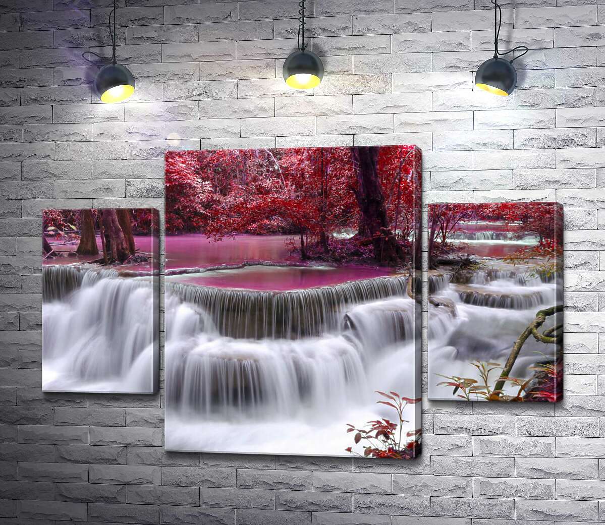 Модульная картина ArtPoster Красные оттенки осени у водопада Эраван (Erawan falls) 100x69 см Модуль №7
Модульная картина ArtPoster Красные оттенки осени у водопада Эраван (Erawan falls) 100x69 см Модуль №7
