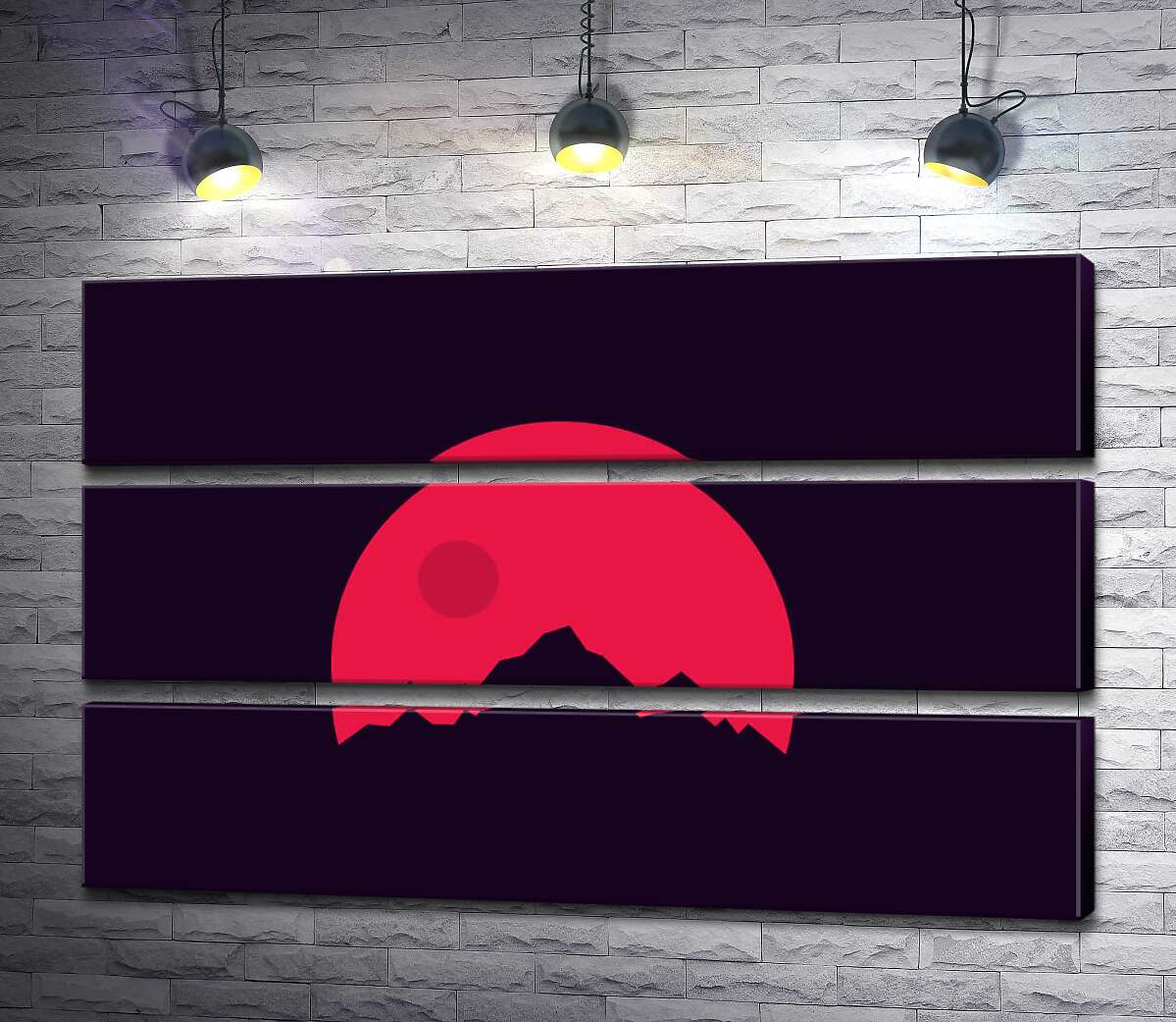 Модульная картина ArtPoster Красный круг солнца взошел над острыми шпилями гор 96x60 см Модуль №13
Модульная картина ArtPoster Красный круг солнца взошел над острыми шпилями гор 96x60 см Модуль №13