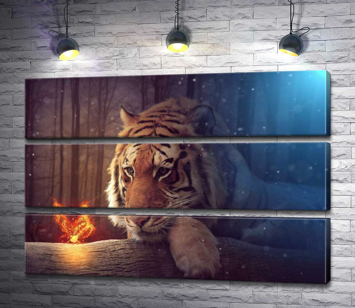 Модульная картина ArtPoster Могучий тигр наблюдает за огненной бабочкой 100x69 см Модуль №13
Модульная картина ArtPoster Могучий тигр наблюдает за огненной бабочкой 100x69 см Модуль №13