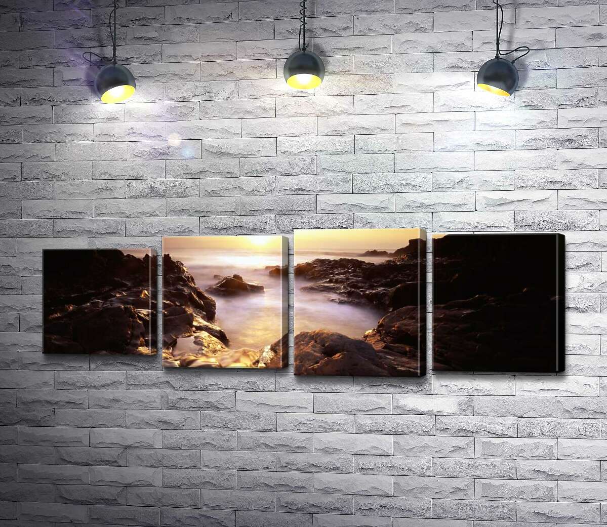 Модульная картина ArtPoster Легкий туман стелиться над каменистой морской бухтой 100x35 см Модуль №21
Модульная картина ArtPoster Легкий туман стелиться над каменистой морской бухтой 100x35 см Модуль №21
