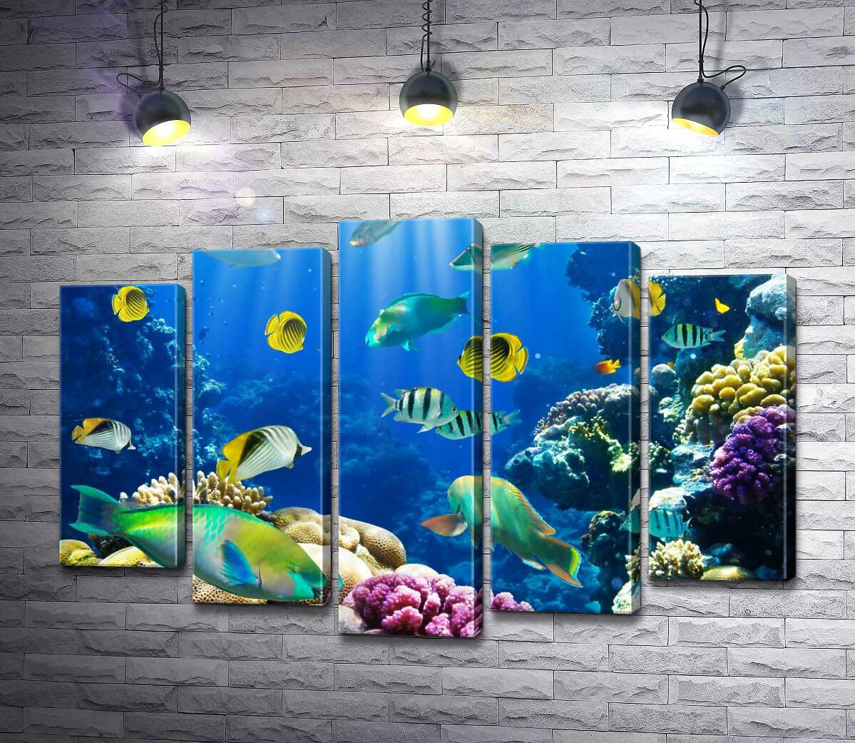 Модульная картина ArtPoster Красота подводного мира рыб и кораллов 100x69 см Модуль №26
Модульная картина ArtPoster Красота подводного мира рыб и кораллов 100x69 см Модуль №26