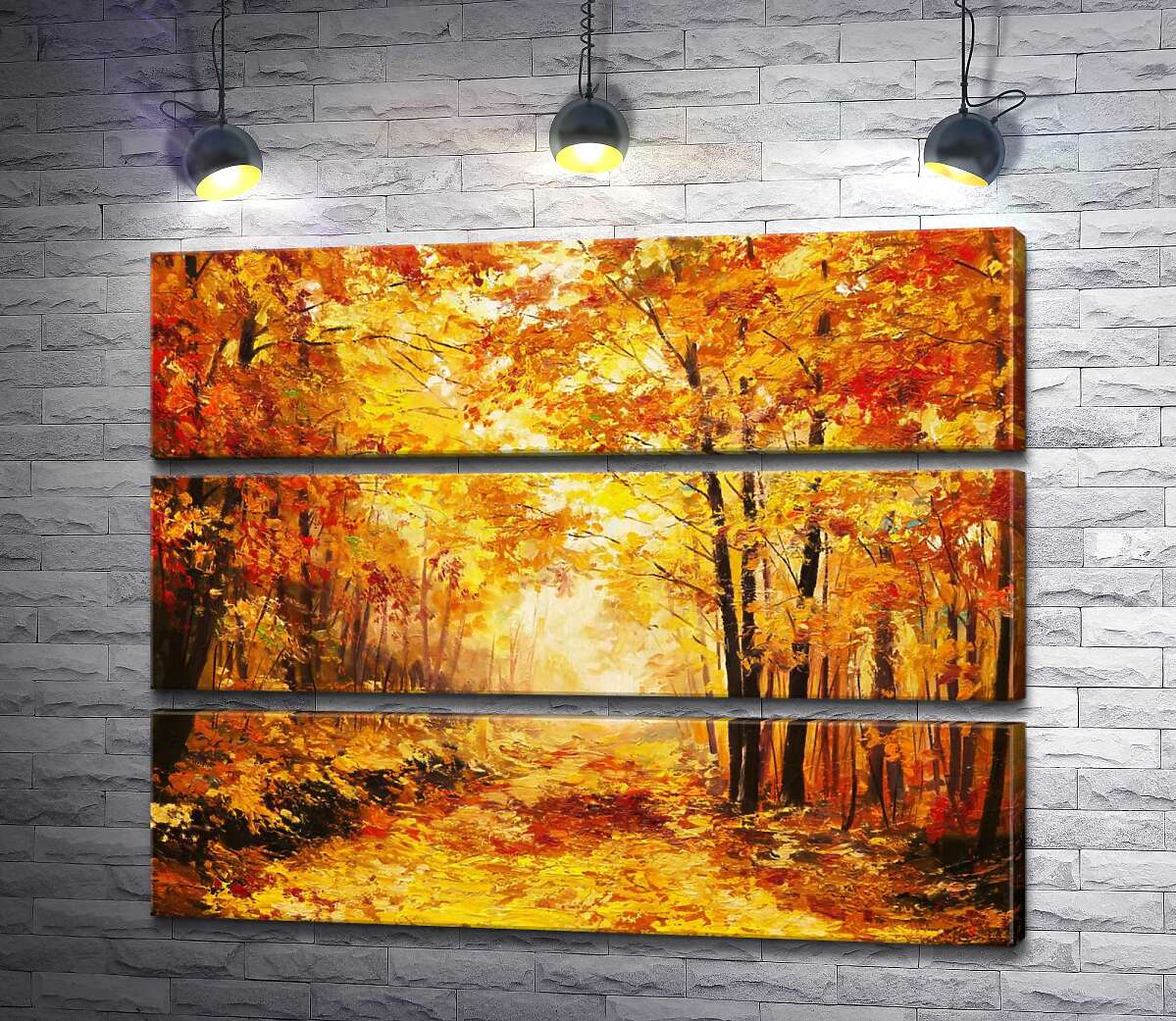 Модульная картина ArtPoster Лесная дорога шуршит ковром осенних листьев 76x60 см Модуль №13
Модульная картина ArtPoster Лесная дорога шуршит ковром осенних листьев 76x60 см Модуль №13