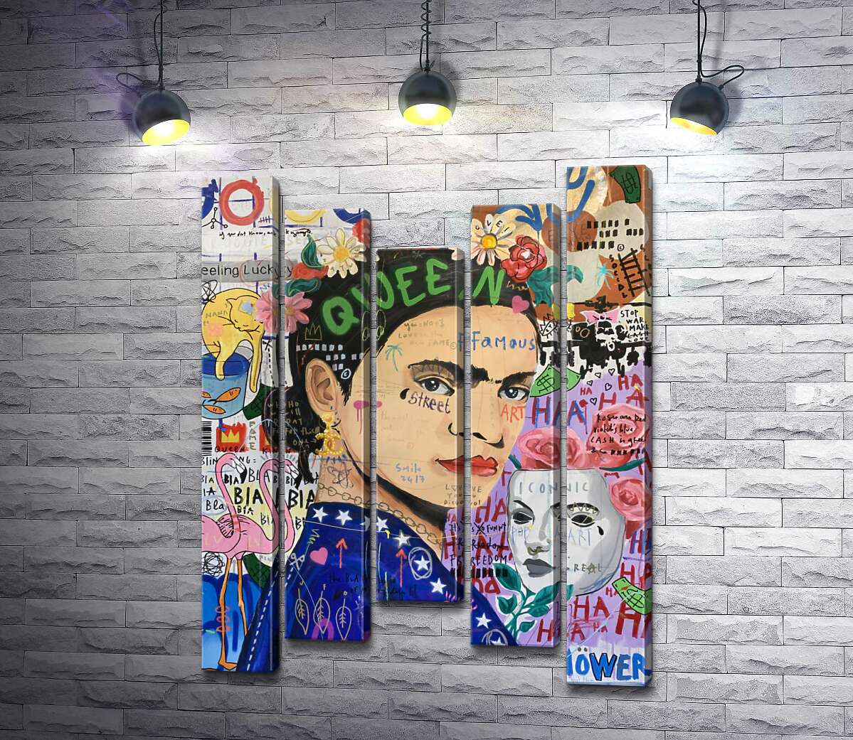 Модульная картина ArtPoster Маска Фриды (Frida Mask) – Джисбар 100x136 см Модуль №28
Модульная картина ArtPoster Маска Фриды (Frida Mask) – Джисбар 100x136 см Модуль №28