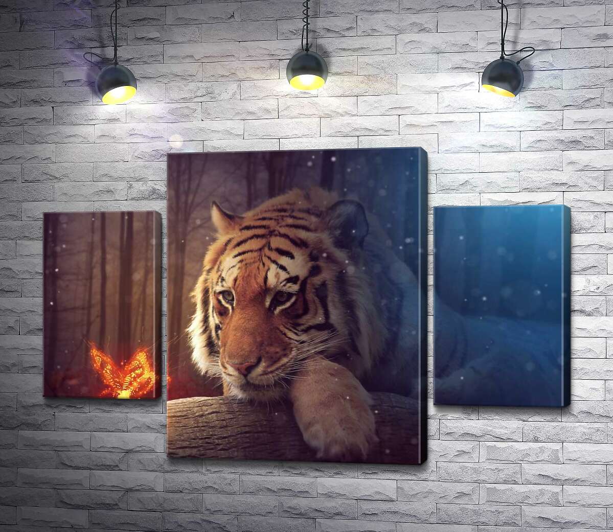 Модульная картина ArtPoster Могучий тигр наблюдает за огненной бабочкой 100x69 см Модуль №7
Модульная картина ArtPoster Могучий тигр наблюдает за огненной бабочкой 100x69 см Модуль №7