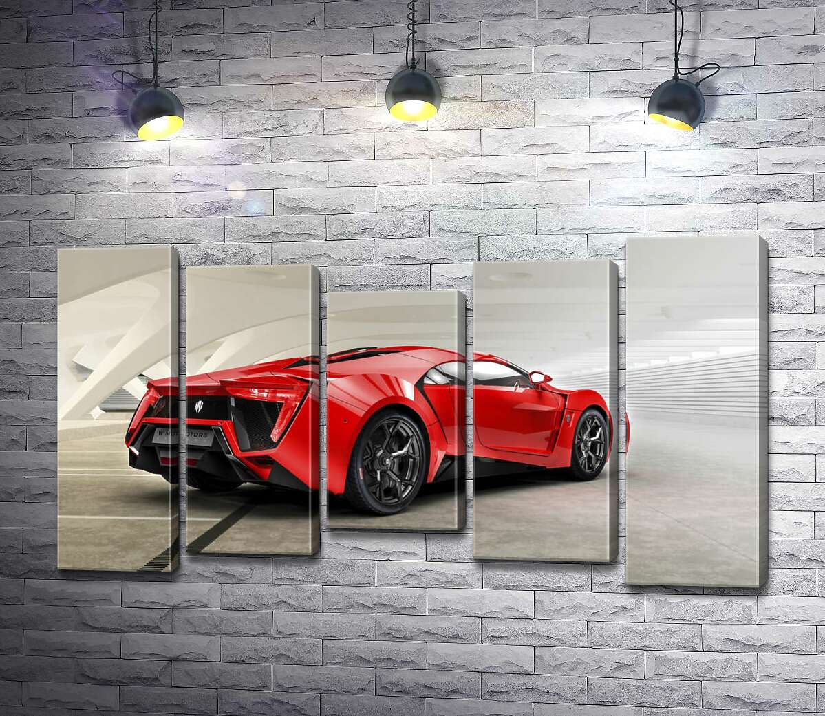Модульная картина ArtPoster Красный бампер автомобиля Lykan Hypersport на белом фоне 130x74 см Модуль №28
Модульная картина ArtPoster Красный бампер автомобиля Lykan Hypersport на белом фоне 130x74 см Модуль №28